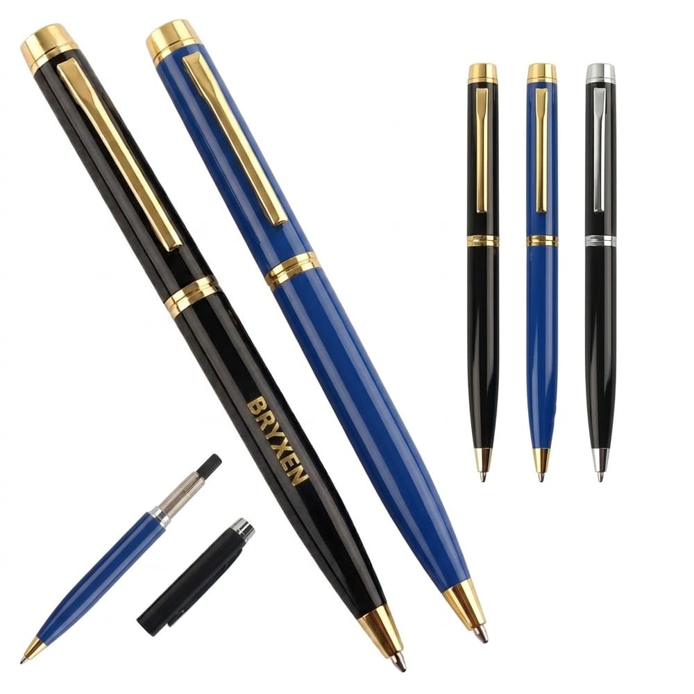 Metal Twist Action Ballpoint Pen