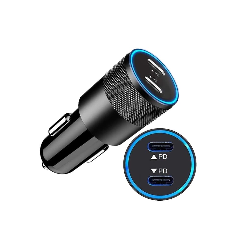Dual USB C Car Charger gallery 1